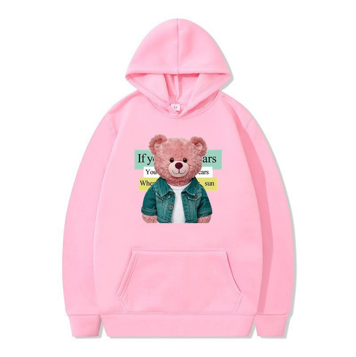 Women Hoodie with cute bear motif Chic & Stil