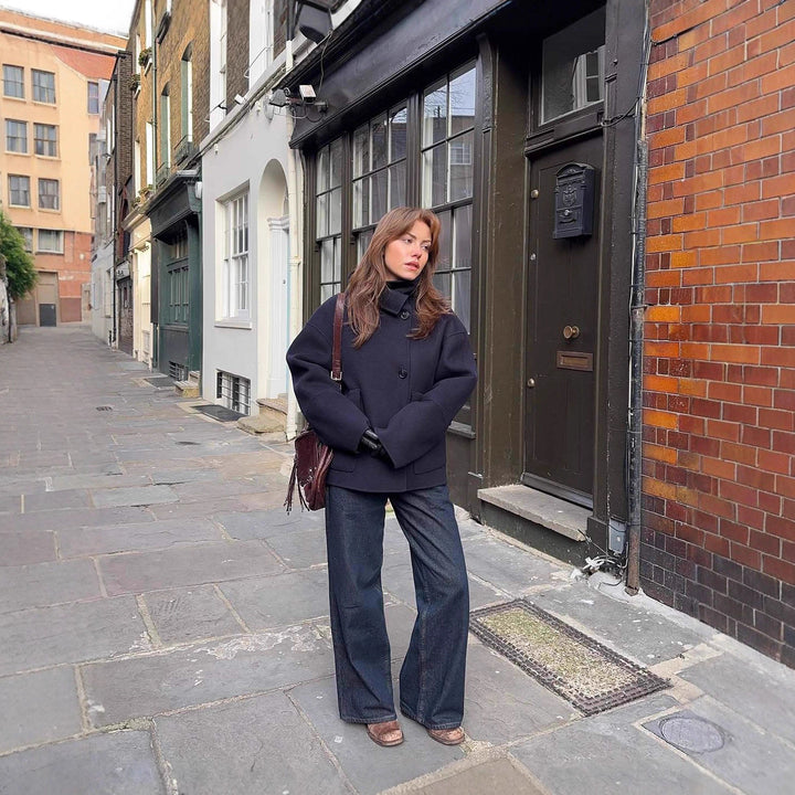 Ladies Oversized Chic Wool Jacket