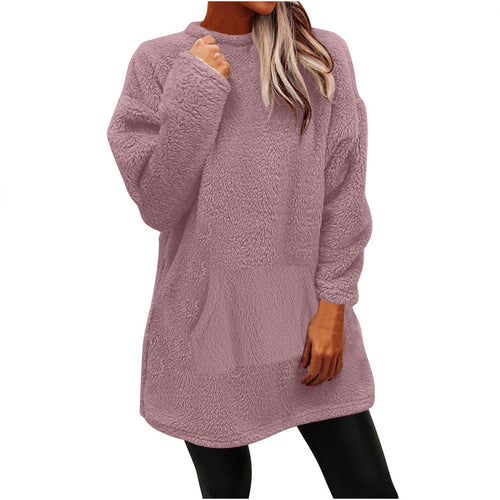 Cozy oversized sweater for women with high neck from Amarae