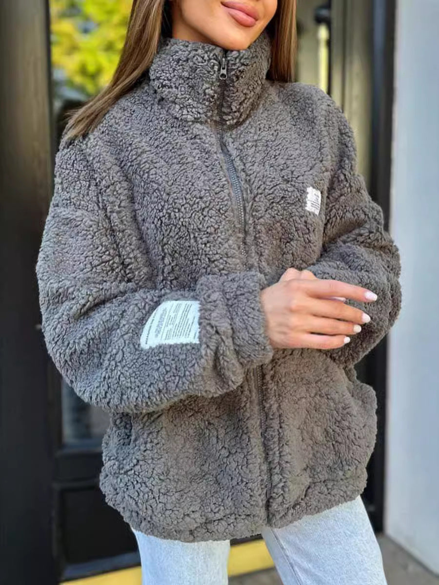 Zipped fleece jacket for women Lune London