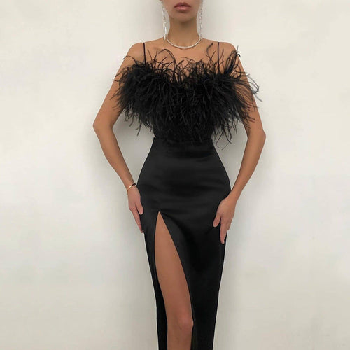 Chic und Stil | Party Slim Fit Arm Adorned Dress