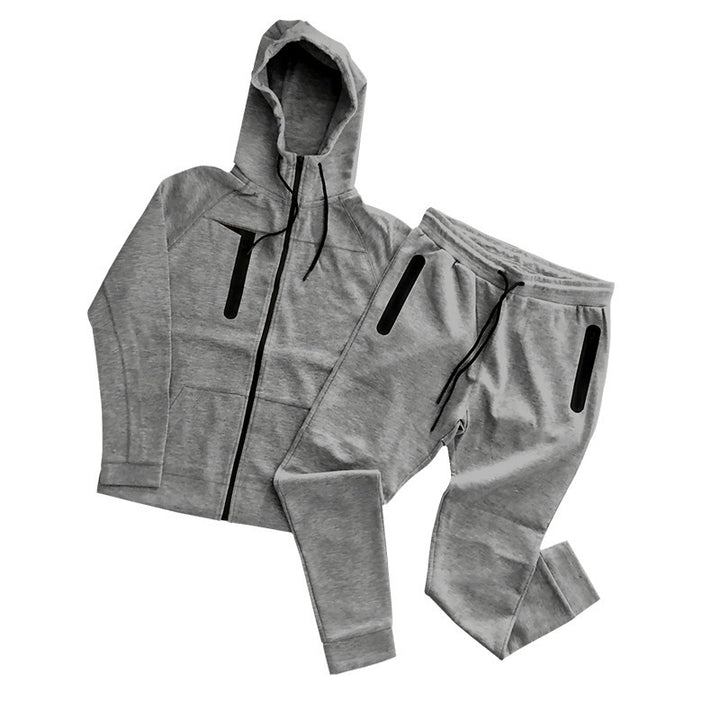 Complete sports outfit for men with hood and zippered pockets Lune London