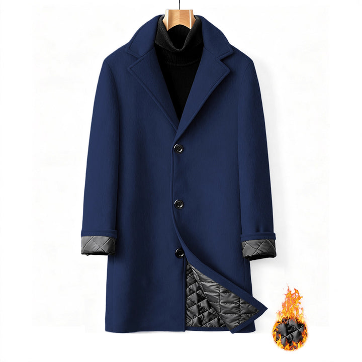 Elegant transition coat for men with thermal insulation lining Lune London