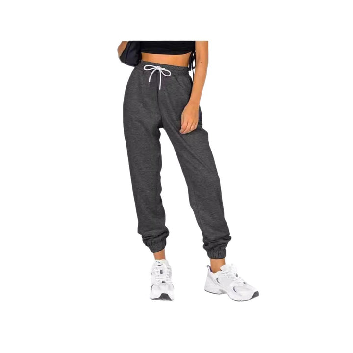 Women Comfortable Relaxed Fit Jogging Pants with Elastic Waistband and Practical Pockets Chic & Stil