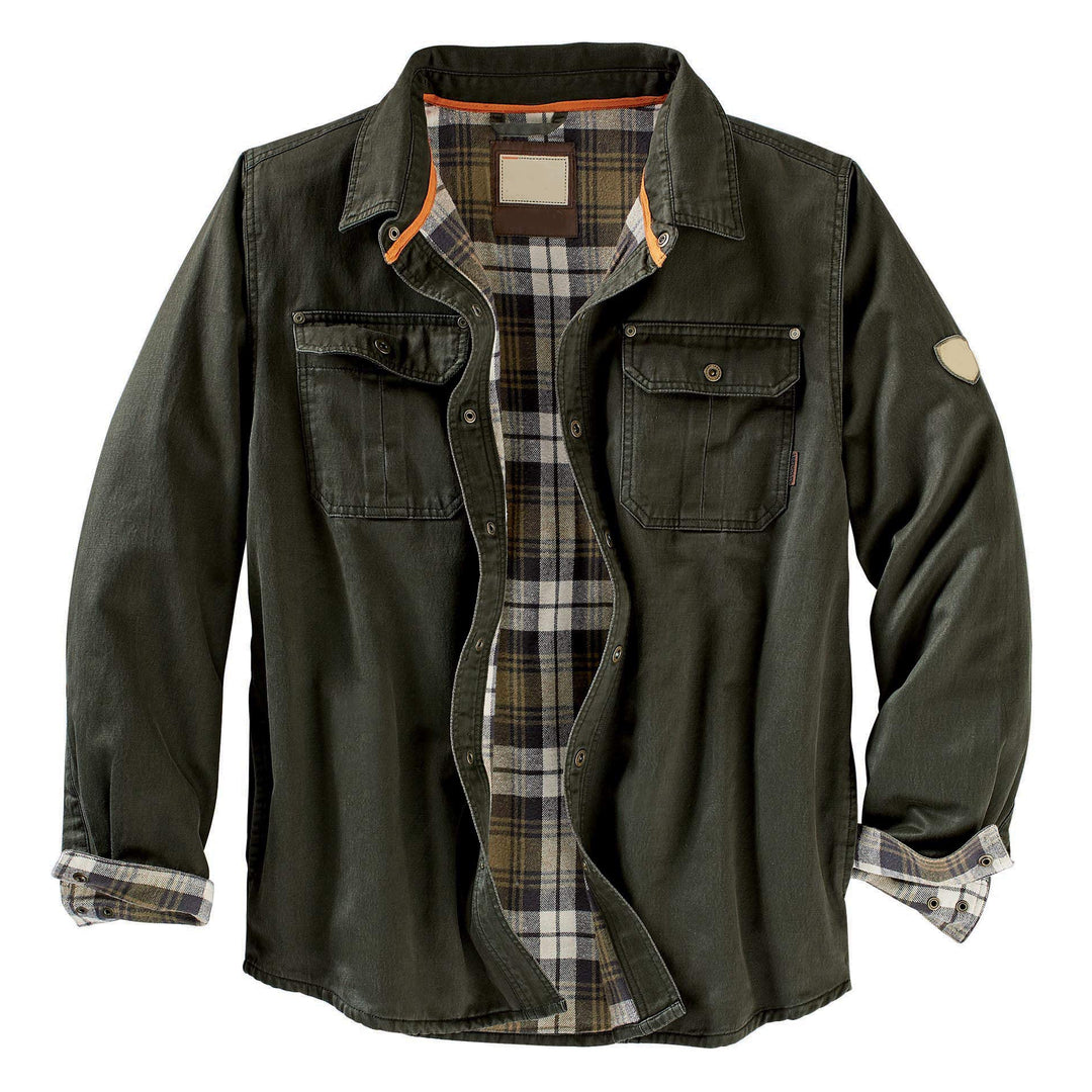 Casual shirts for men with a plaid design featuring practical pockets Lune London