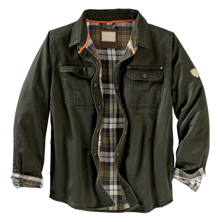 Casual shirts for men with a plaid design featuring practical pockets Lune London
