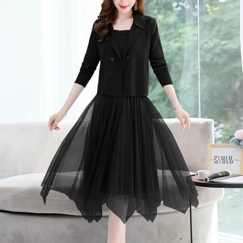 Ladies Elegant tulle dress with matching blazer Amarae
