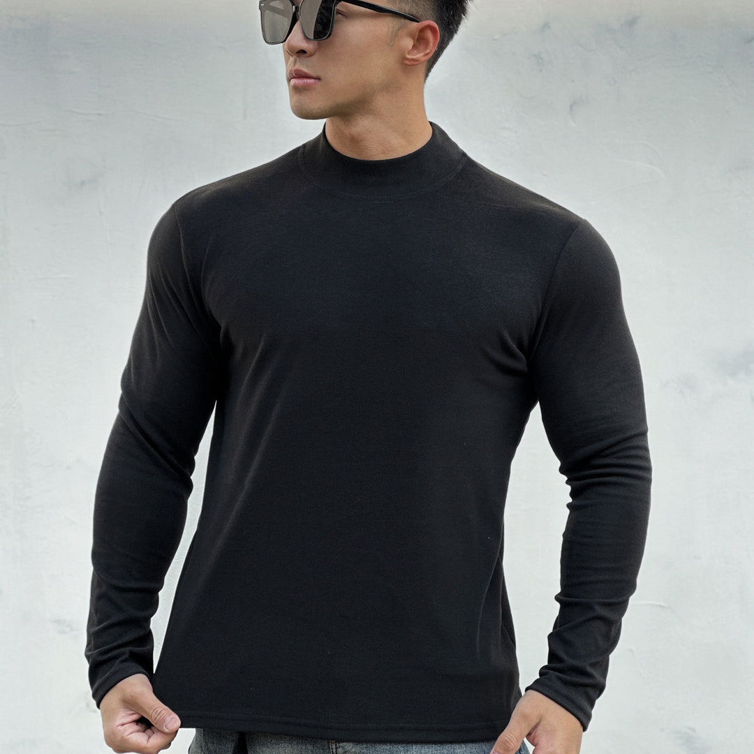 Men's long sleeve shirt in breathable cotton blend with a sporty cut Lune London