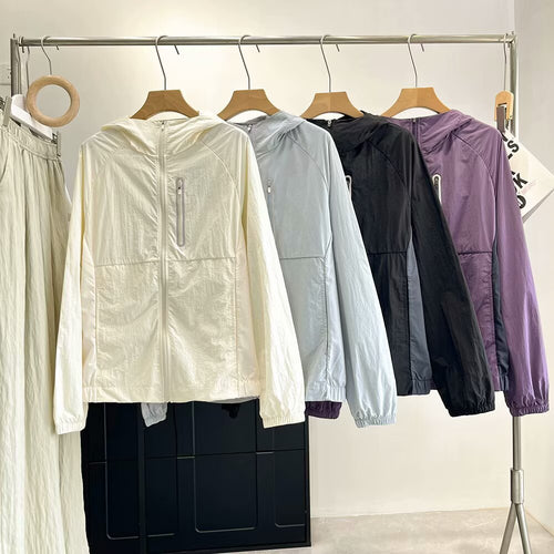Veste de transition légère et respirante pour femmes avec poches zippées pratiques Chic & Stil