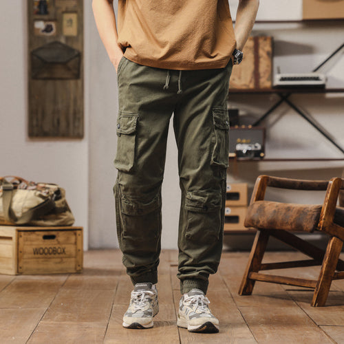 Comfortable cargo pants for men with elastic cuffs Amarae