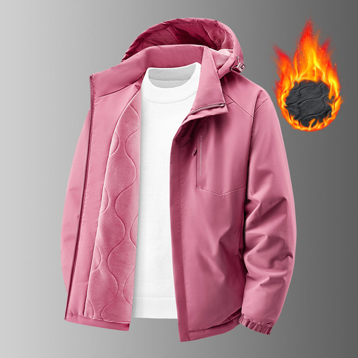 Women's insulated thermal winter jacket with hood and soft fleece lining Amarae