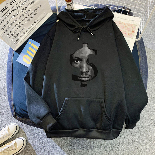 Women's hoodie with striking graphic print Chic & Stil