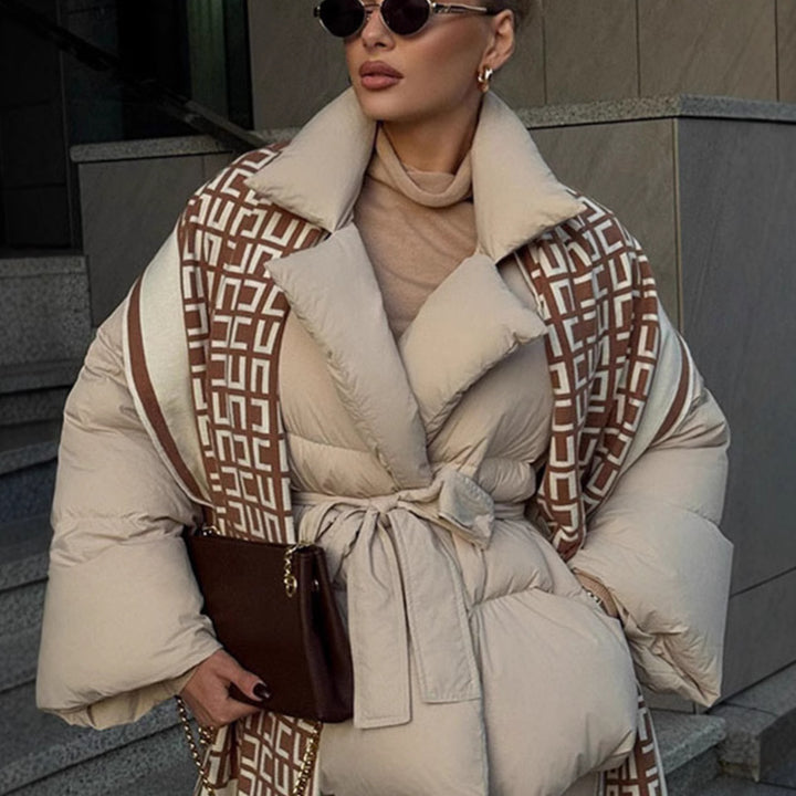 Women Trendy Wrapped Coat Lune London