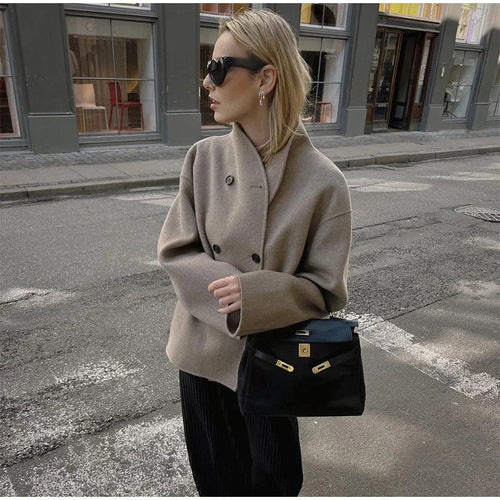 Women's Chic and Stylish Oversized Wool Jacket