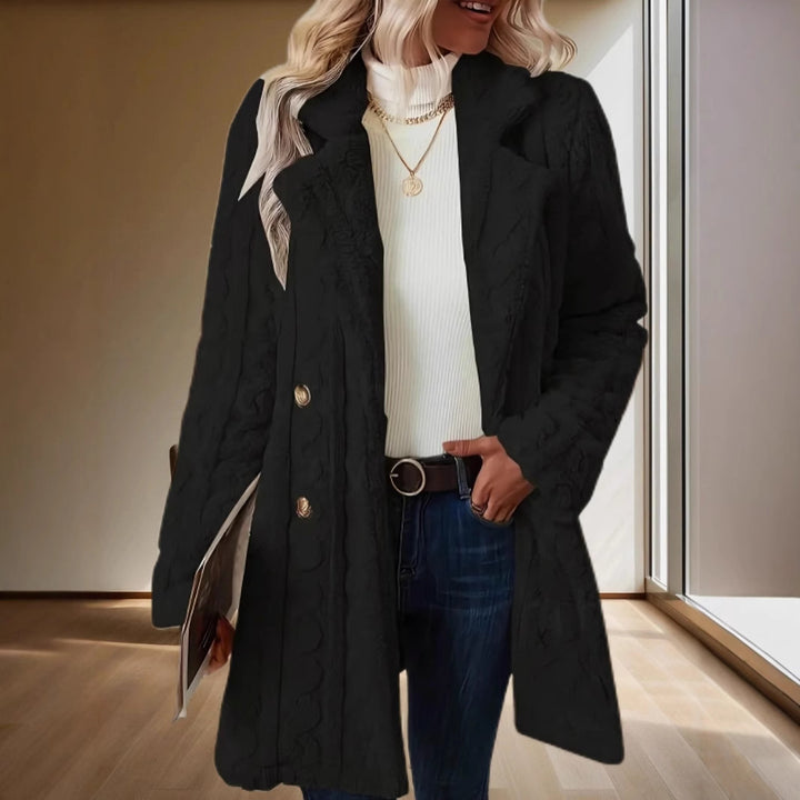 Ladies cozy fleece jacket with Amarae structure