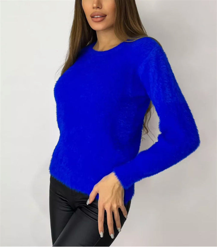 Women Fluffy Fashionable Sweater Lune London