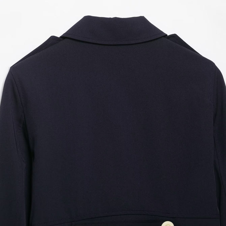 Women’s short jacket in field style with epaulettes, patch pockets and distinctive decorative buttons Amarae