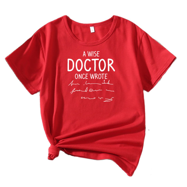 Ladies Short Sleeve T-shirt Citation Lune London