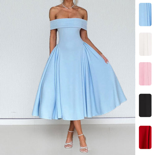 Robe de soirée léopard pour femme Chic & Stil