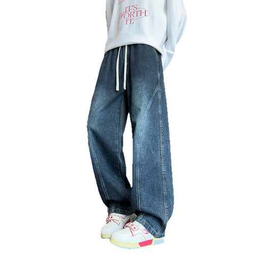 Chic and stylish wide jeans for men