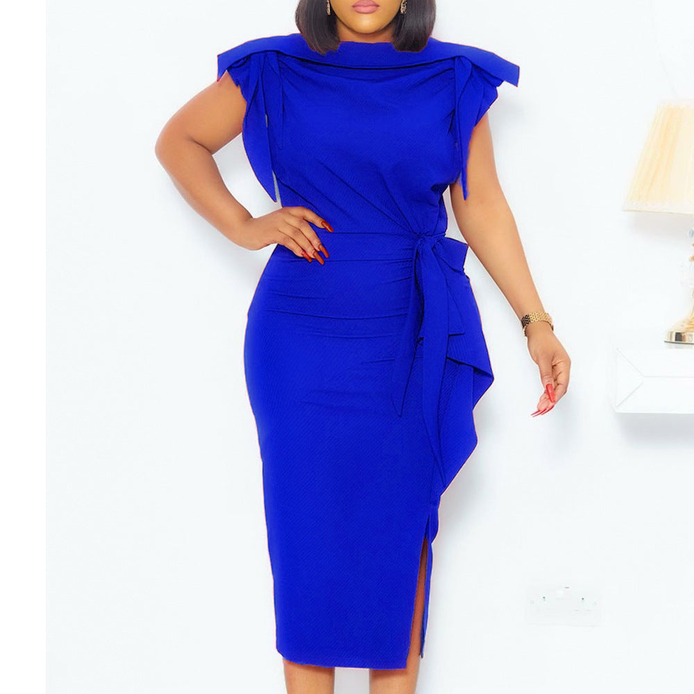 Sheath dress for women with elegant shoulders Lune London