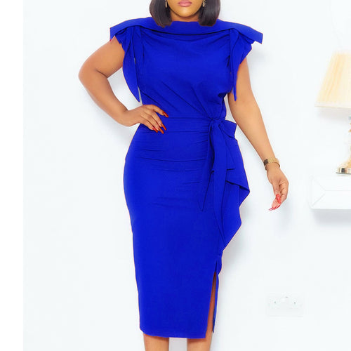 Sheath dress for women with elegant shoulders Amarae