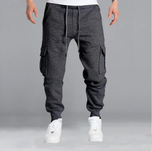 Men's cargo jogging pants with side pockets and adjustable waist Chic and Style