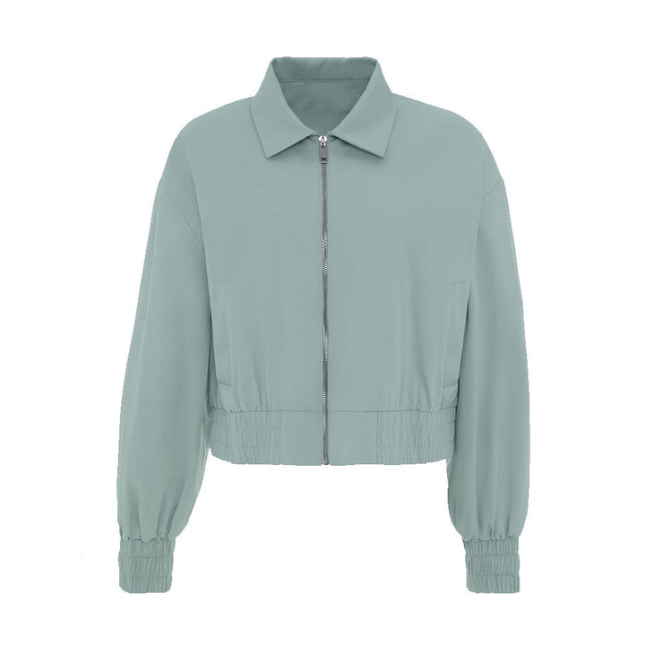 Veste de transition sportive pour femmes avec taille élastique et détails stylés Chic & Stil