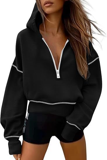Women’s Fashion Hoodie with Full Zip Lune London