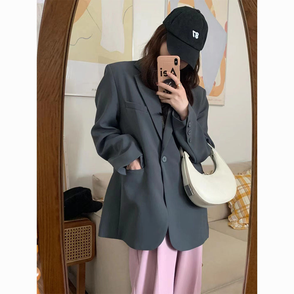 Blazer surdimensionné pour femmes en matériau de haute qualité avec poches Chic & Stil