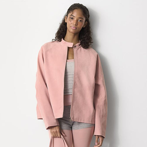 Amarae oversized casual women's jacket with high collar