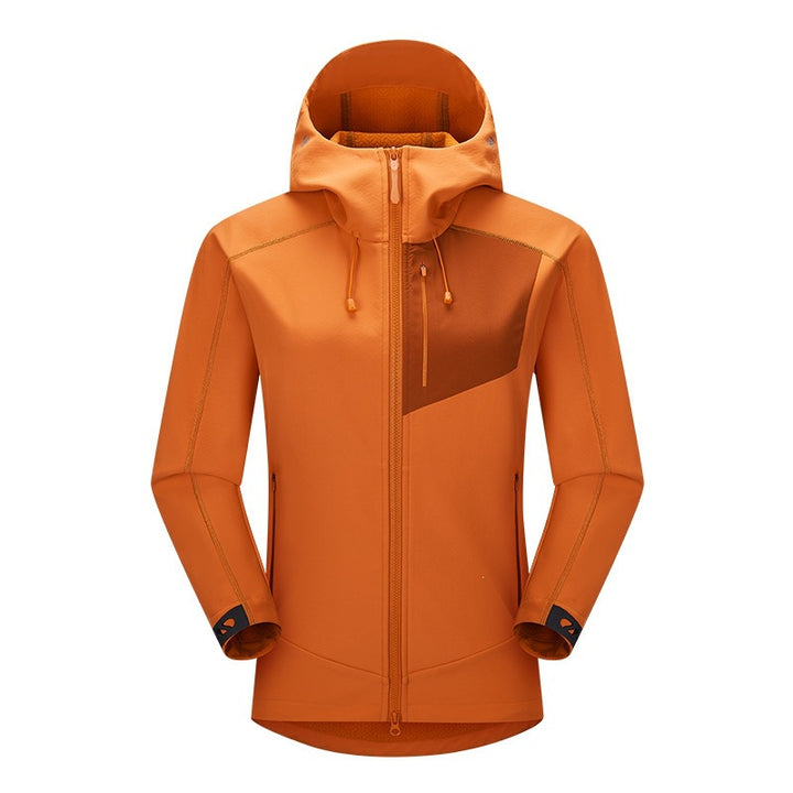 Men's Softshell Trekking Jacket with Hood breathable windproof stretch Amarae
