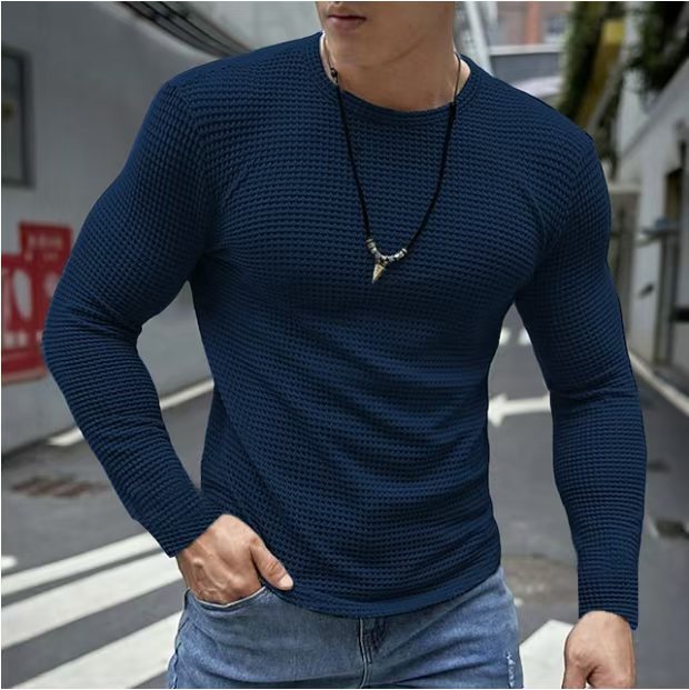 Versatile long-sleeve shirt for men with a structured design Lune London
