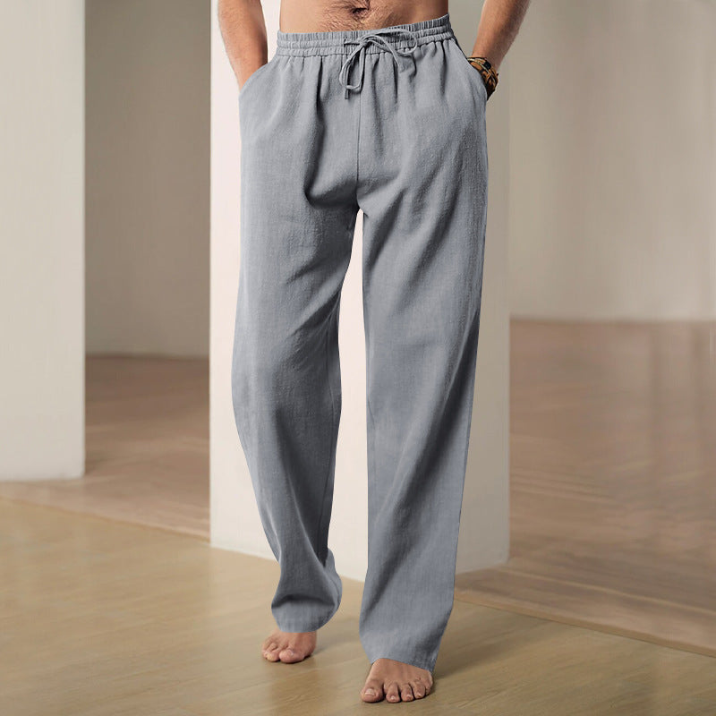 Men's Comfortable Lounge Pants with Elastic Waist and Side Pockets Lune London