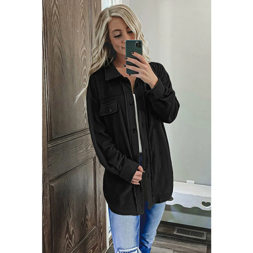Amarae | Fleece Button Jacket.