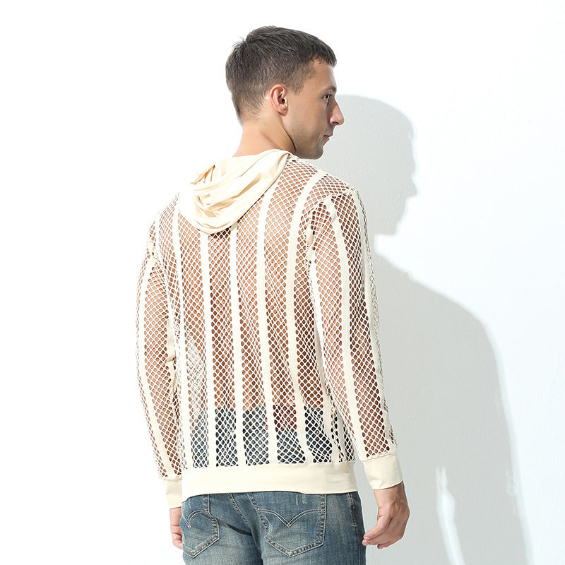 Sporty women's hoodie with breathable mesh from Lune London