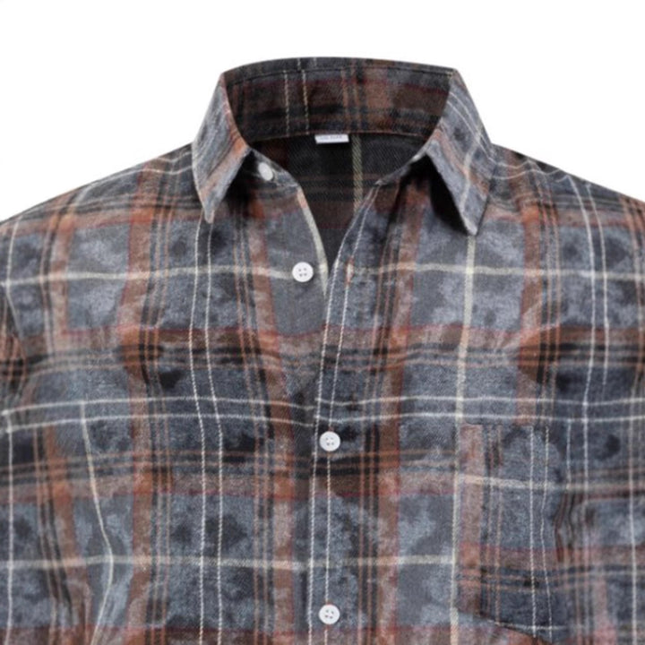 Lune London plaid flannel shirt for men