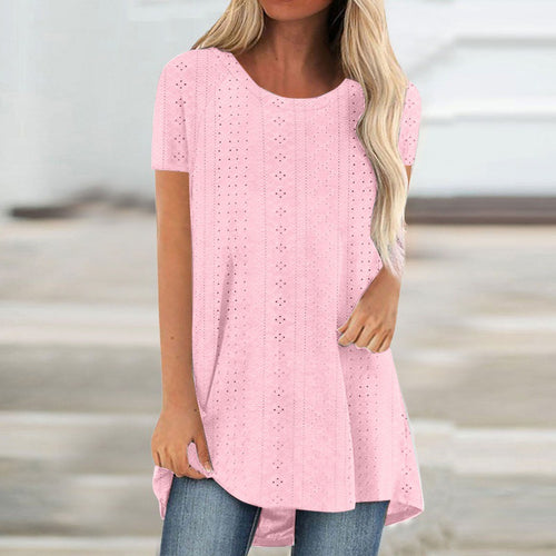 Amarae short sleeve t-shirt tunic for women