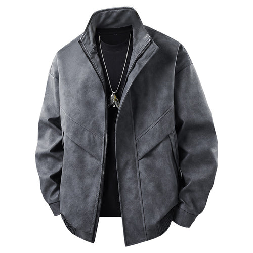 Modern leisure jacket for men with asymmetric cut and functional pockets Amarae