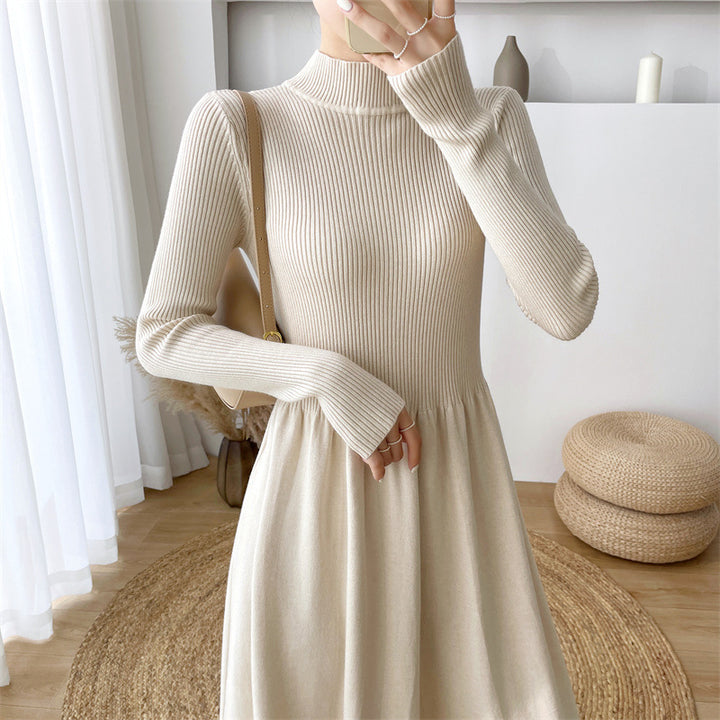 Robe décontractée pour femmes avec col montant et coupe large Chic & Stil