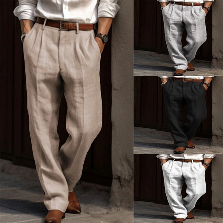 Men's Elegant and Comfortable Linen Pants Lune London