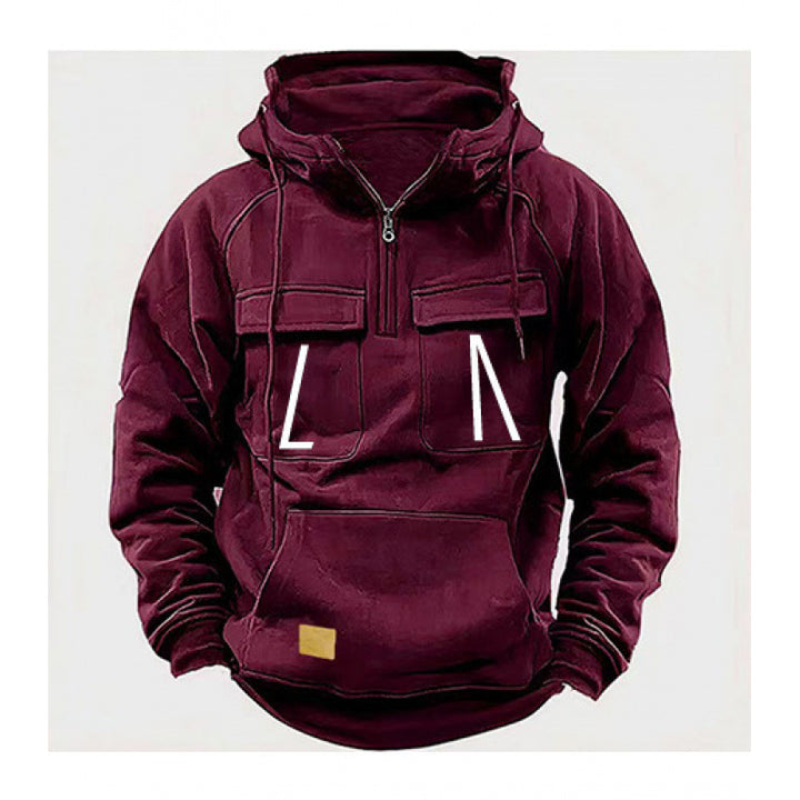 Men's casual hooded sweatshirt with pockets and modern fit Amarae