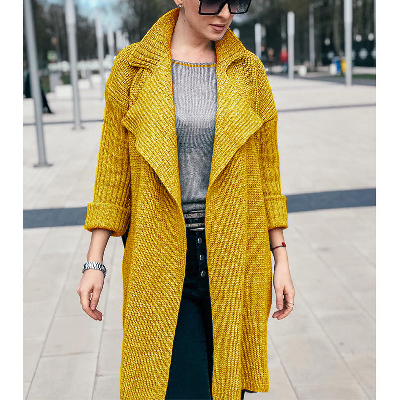 Lune London oversized knit coat for women