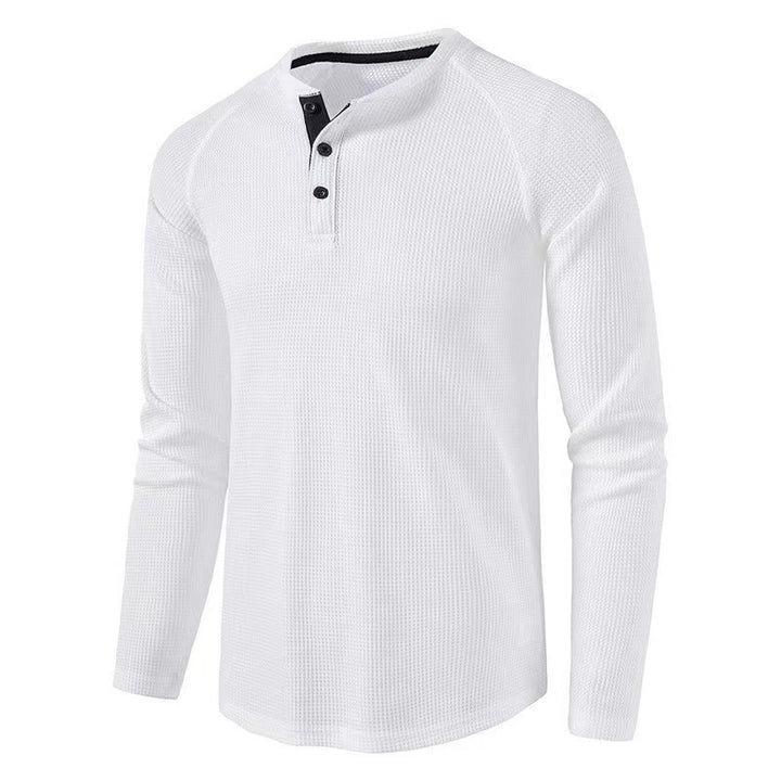 Men's long sleeve shirt with elegant button placket and structured design Lune London