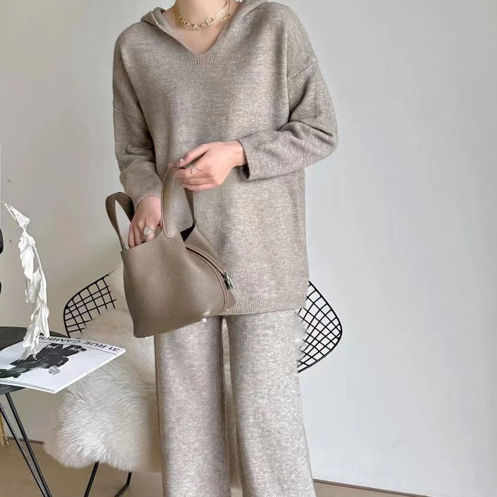 Ensemble Tricot Douillet Femme avec Coupe Ample et Design Élégant Chic & Stil