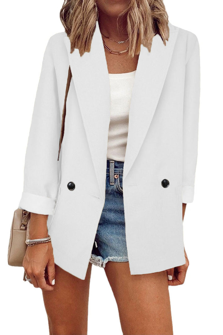 Ladies oversized casual blazer with modern details Lune London