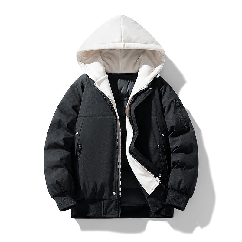 Women's quilted transitional jacket with removable hood lining Amarae