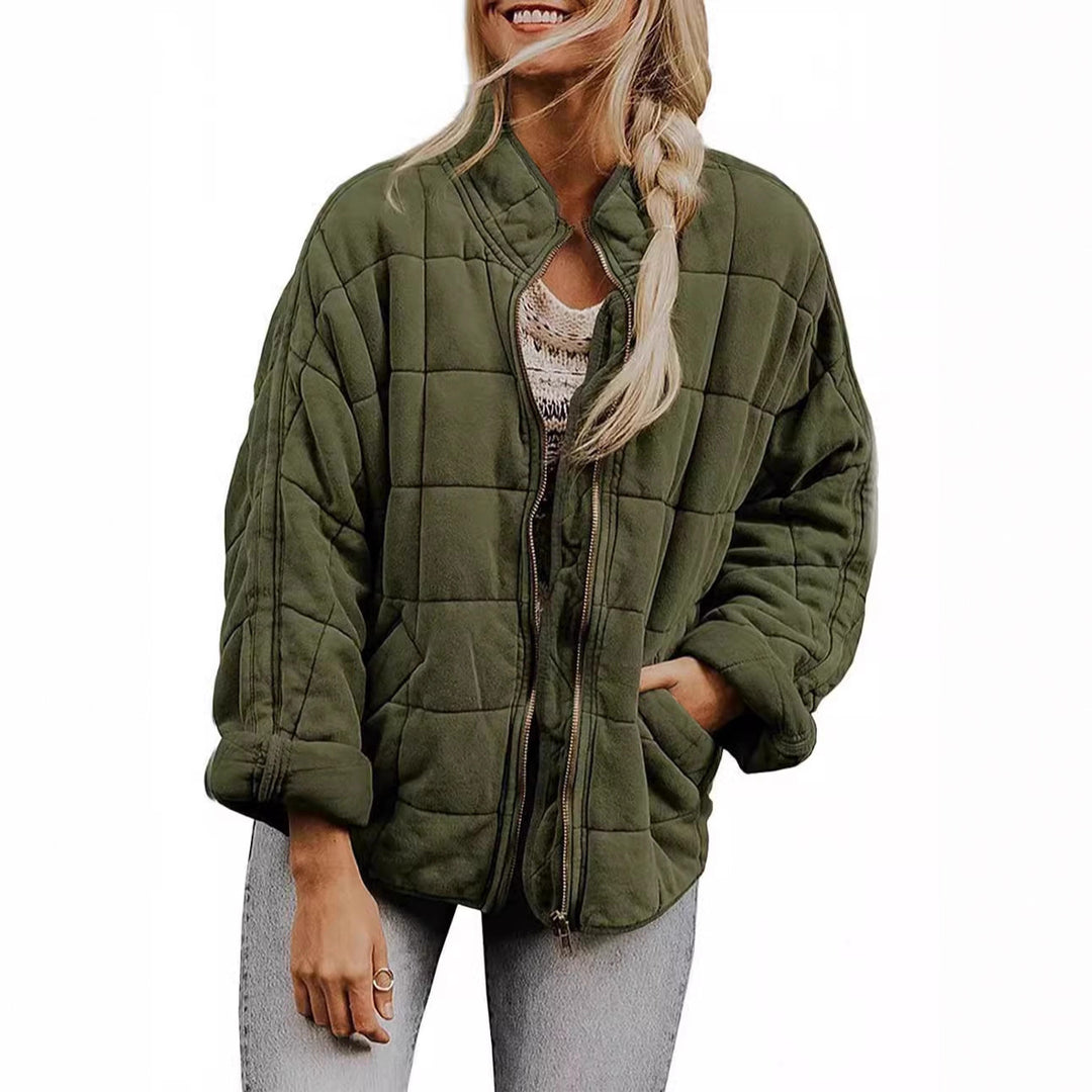 Ladies plus size quilted jacket Lune London