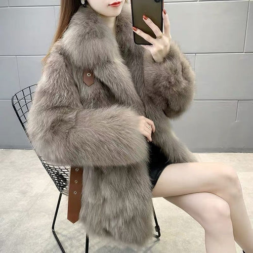 Veste élégante en fausse fourrure pour femmes Chic & Stil