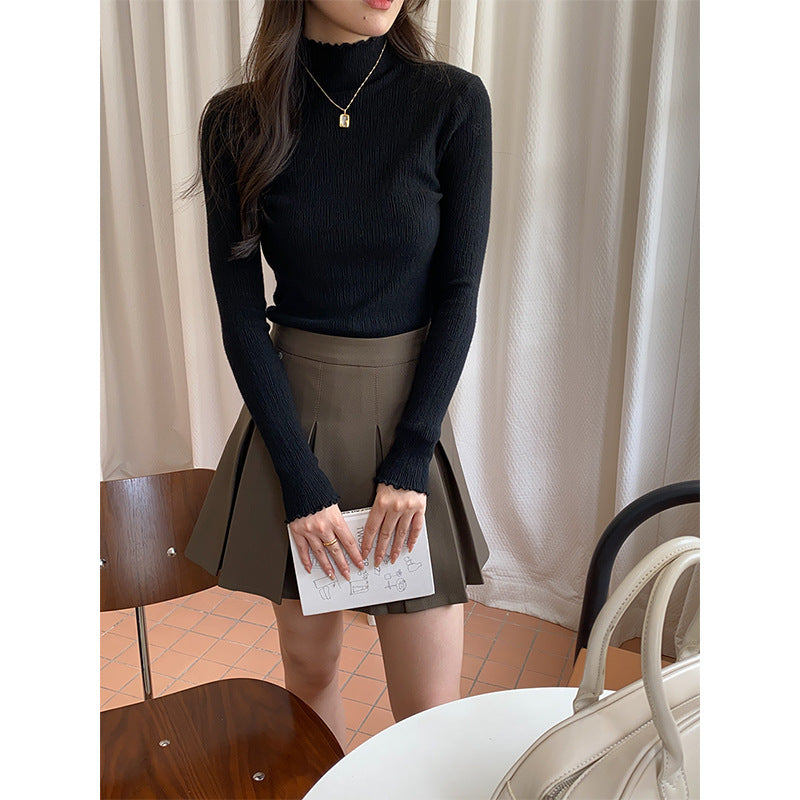 Women's fitted long-sleeve top with ribbed texture Chic & Stil